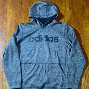 Adidas Men's Gray Hoodie Sweater brand new condition no tags no signs of wear.